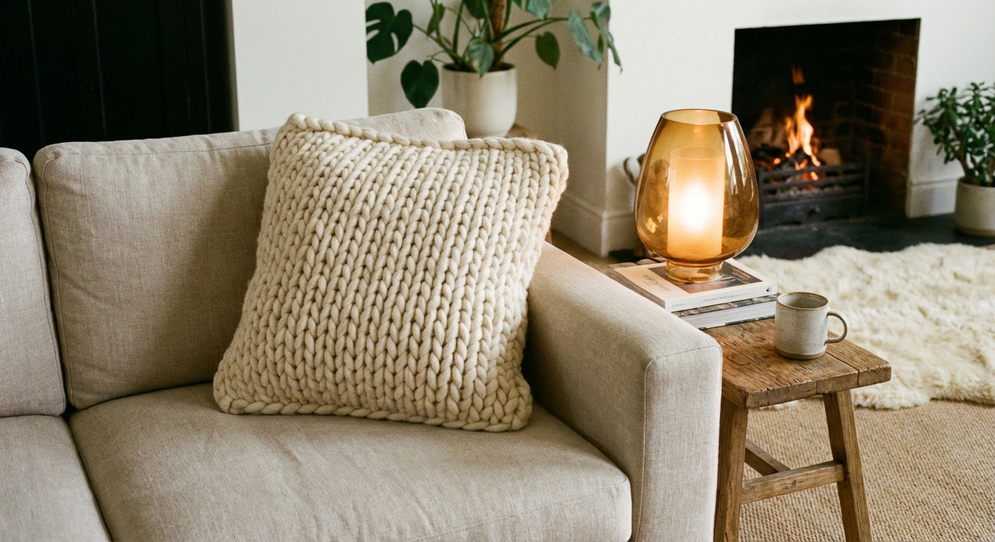 10 Cozy Throw Pillows from Old Sweaters and Linens