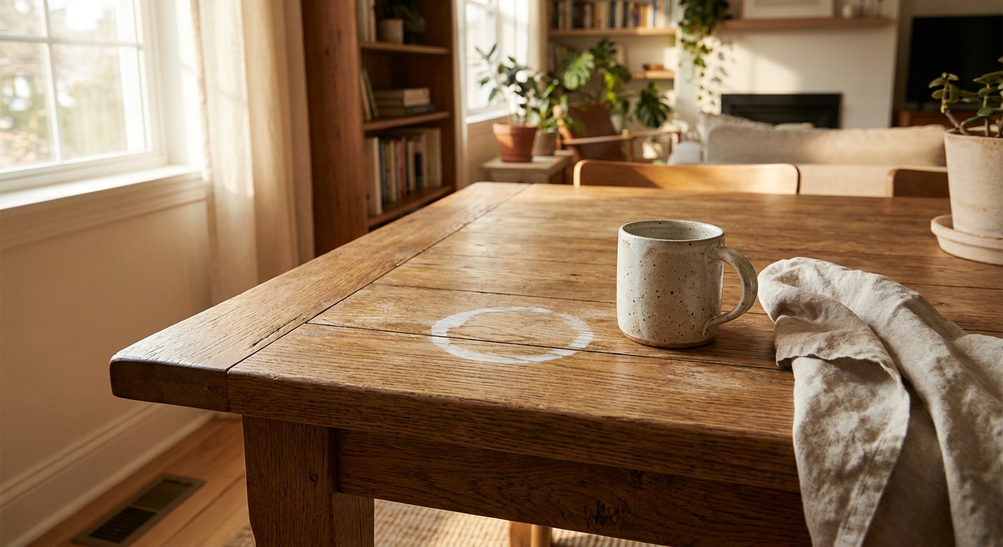 Remove Water Stains from Wood Furniture