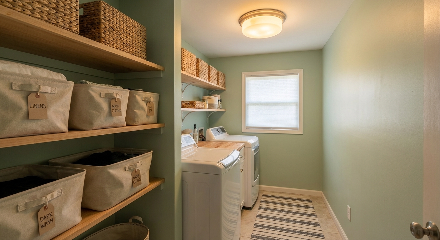 Laundry Room Refresh on a Budget