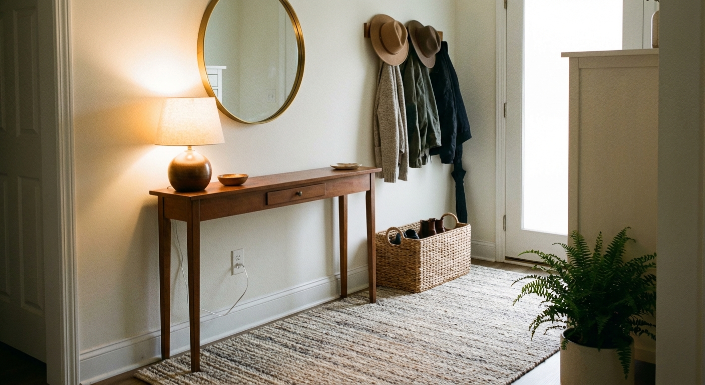 7 Entryway Essentials for a Welcoming, Clutter-Free Foyer