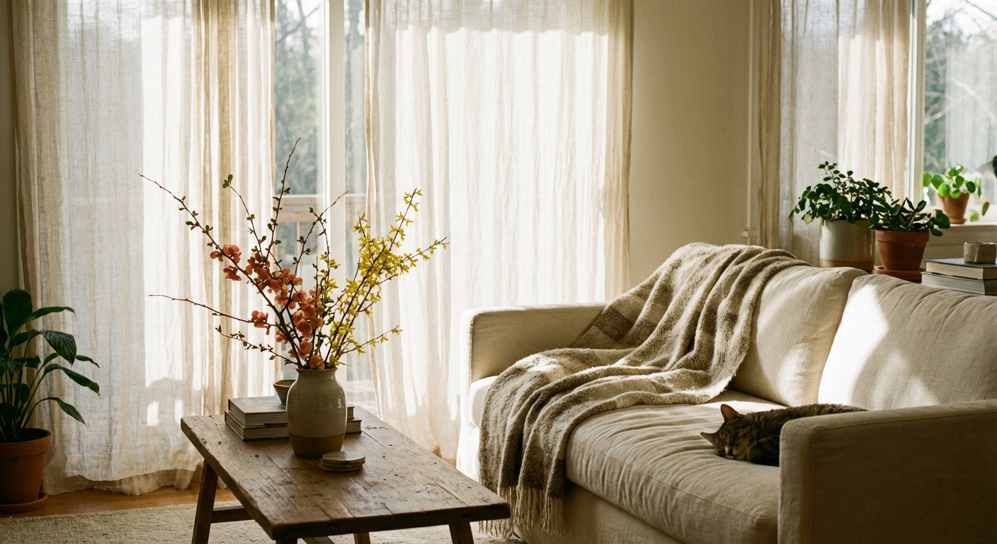 Winter to Spring Decor Switch