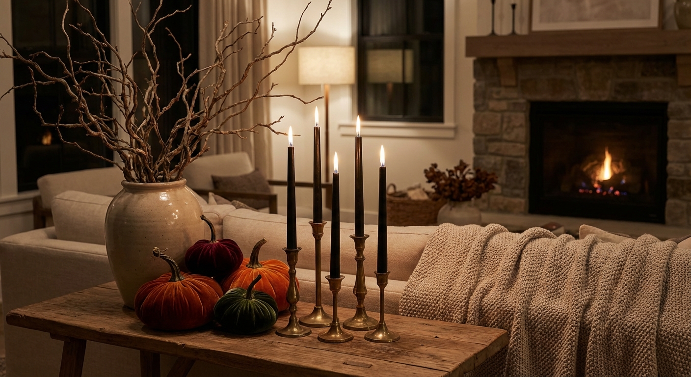 Elegant vs. Spooky Halloween Decor