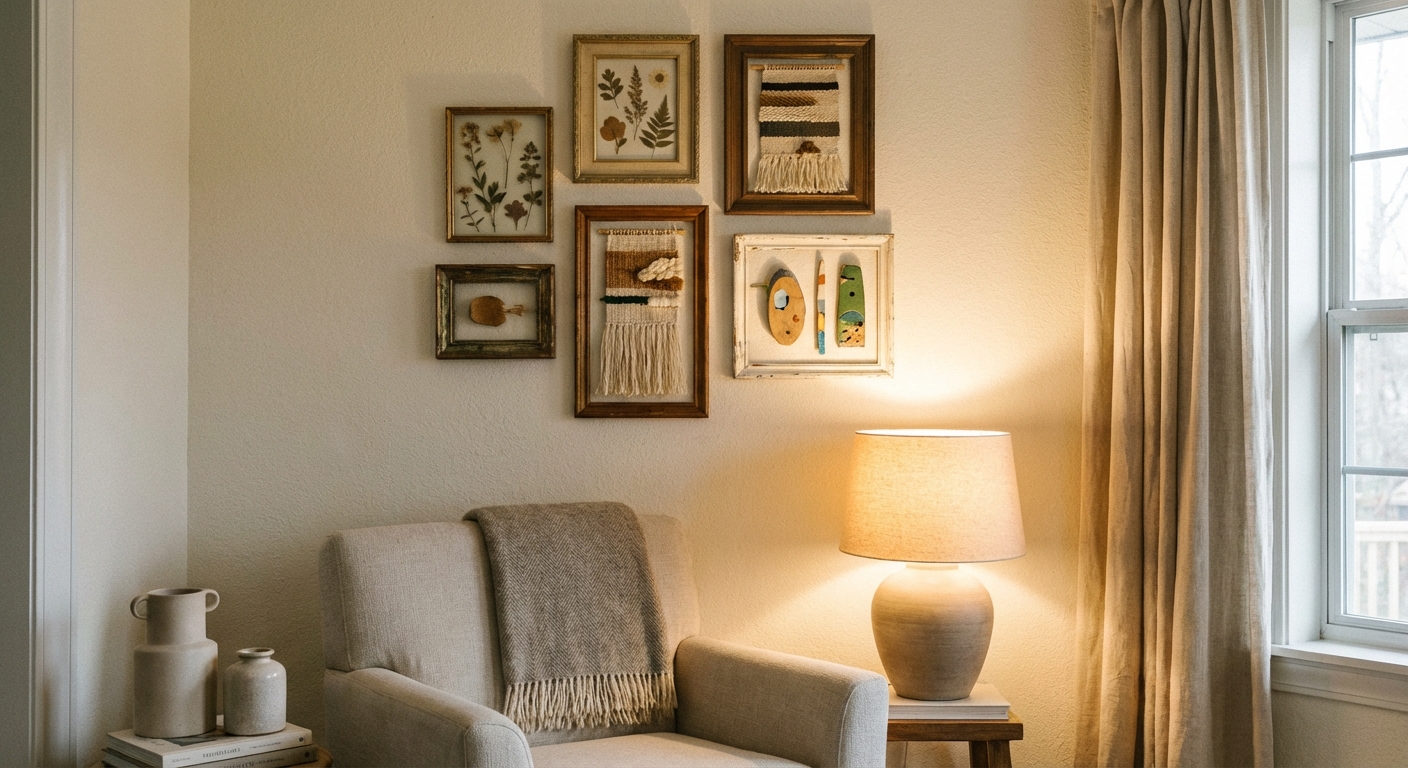 15 Budget-Friendly DIY Wall Art Ideas Using Repurposed Materials