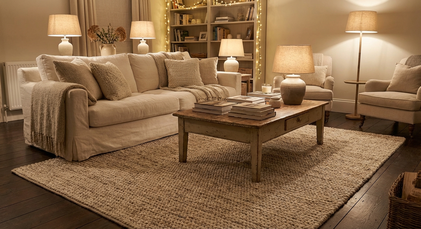 Quiet Luxury Living Room on a Budget