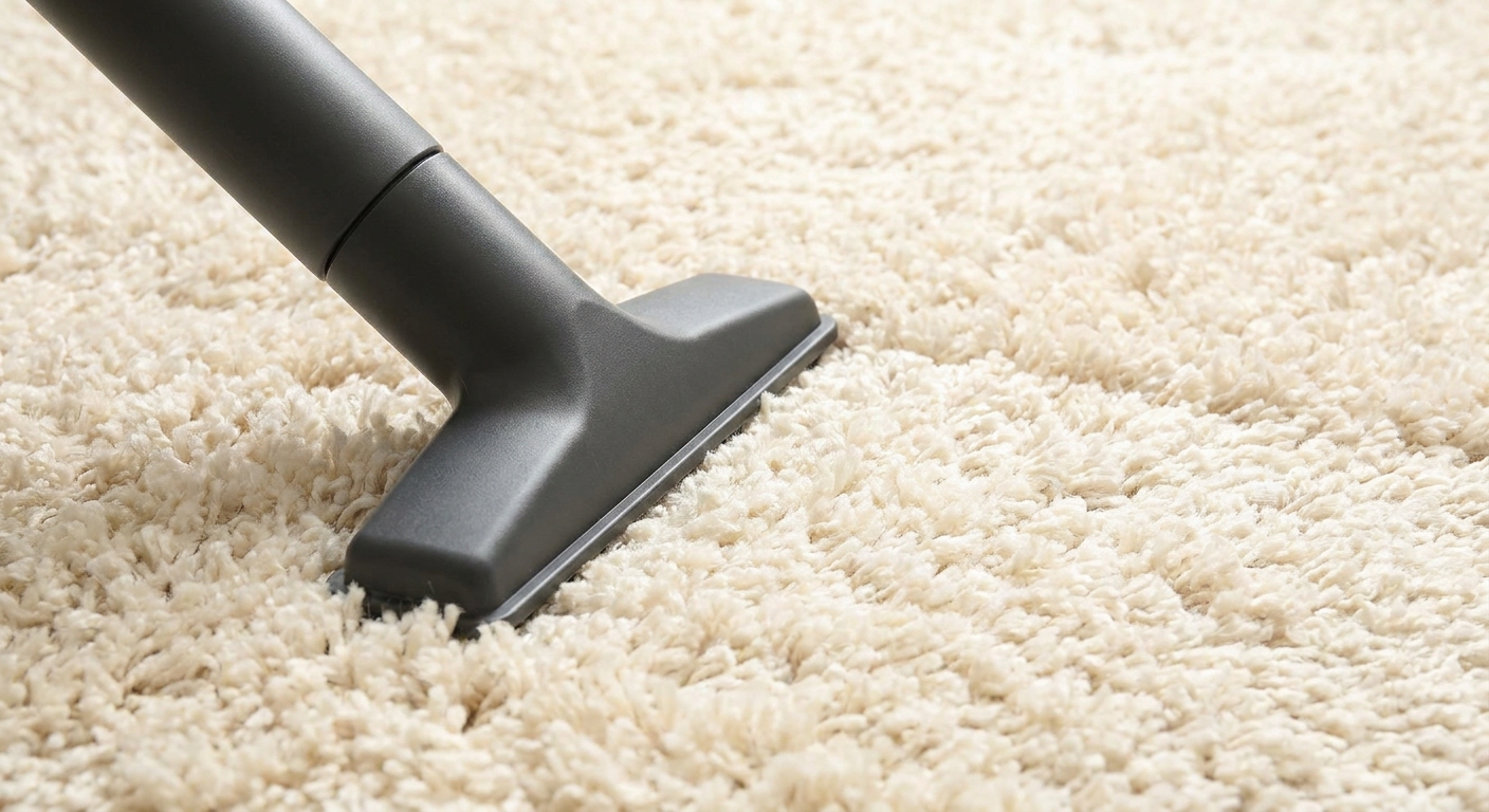 Suction-only vacuum attachment used on a high-pile shag rug
